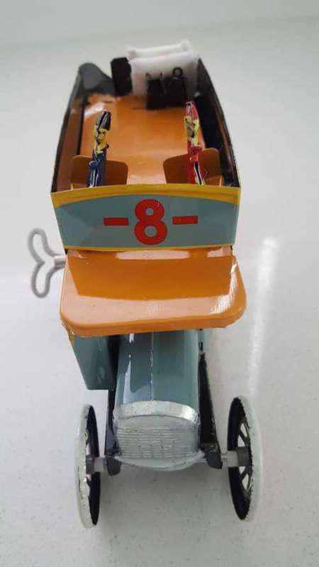Wind Up Tin Toy Bus
