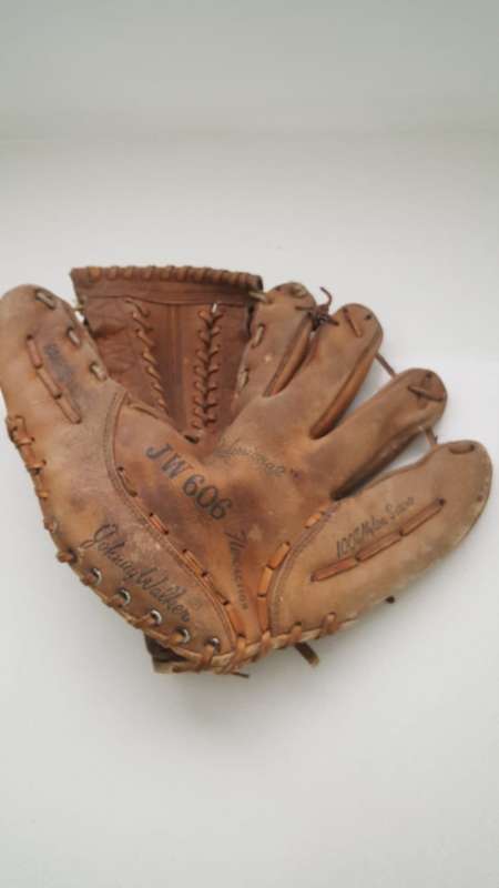 2 VINTAGE BASEBALL GLOVES FOR YOUR MAN CAVE