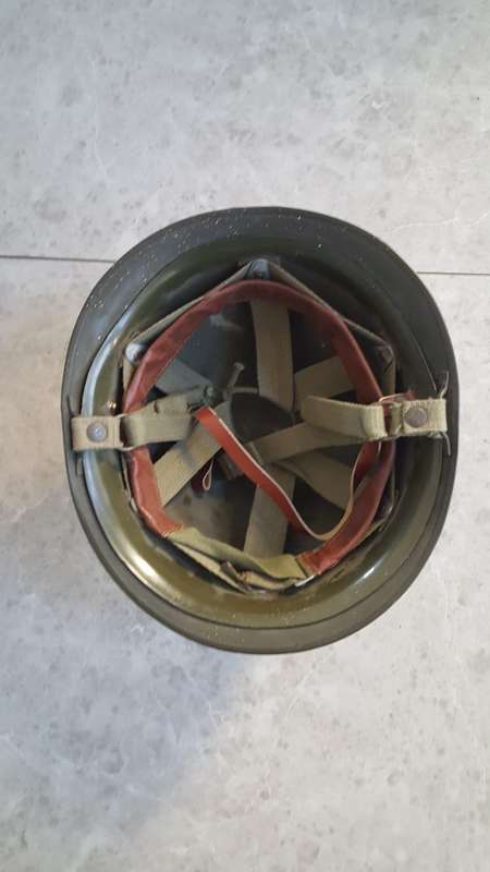 SADF BORDER WAR STAAL DAK HELMET WITH INNER