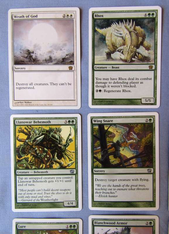 20 Magic The Gathering MTG 8th Edition 2003 Trading Cards