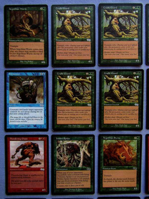 25 Magic The Gathering MTG Urza's Saga 1998 Trading Cards
