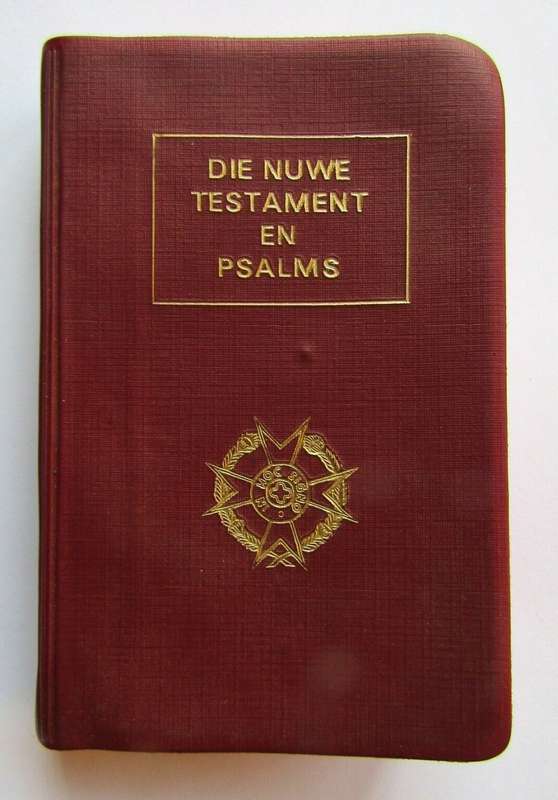 1983 SADF Chaplain Service Afrikaans Pocket Bible