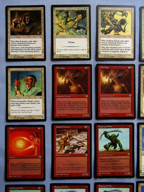 25 Magic The Gathering MTG Portal 1997 Trading Cards