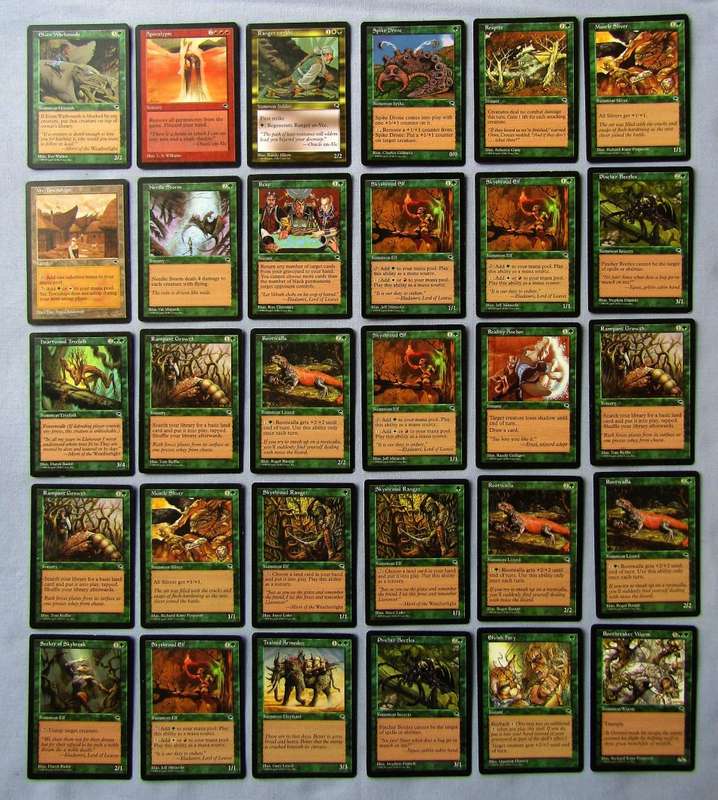 30 Magic The Gathering MTG Tempest 1997 Trading Cards