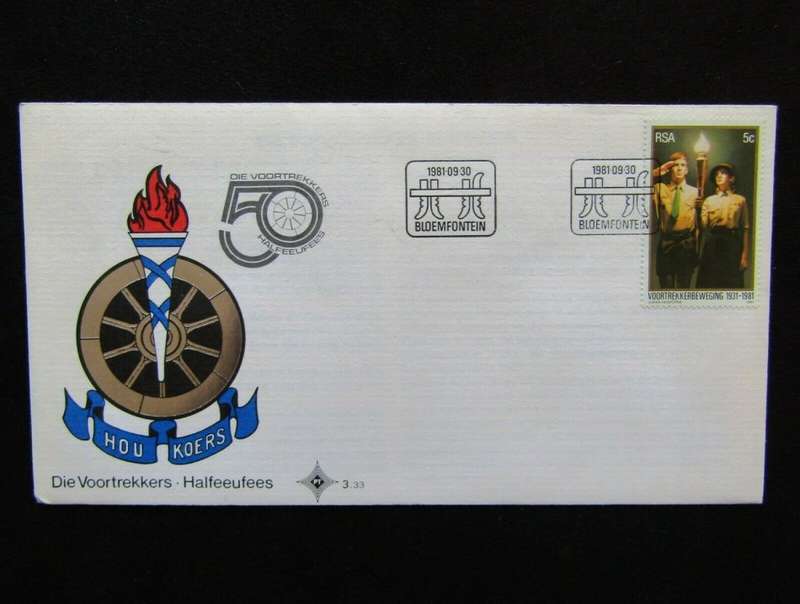 1981 Voortrekkers Hou Koers 50 Year Anniversary FDC First Day Cover