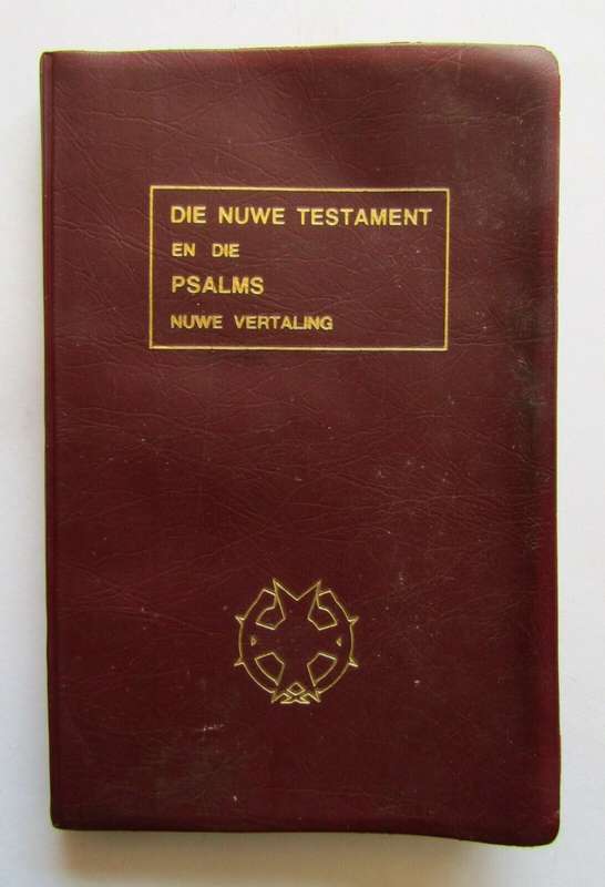 1986 SADF Chaplain Service Afrikaans Pocket Bible
