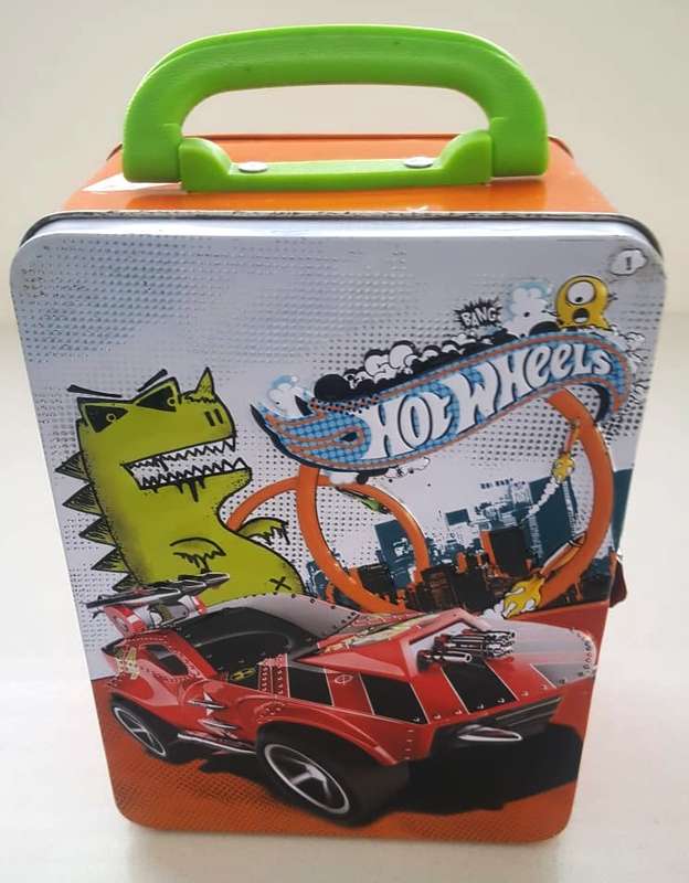 HOT WHEELS 18 CAR STORAGE TIN