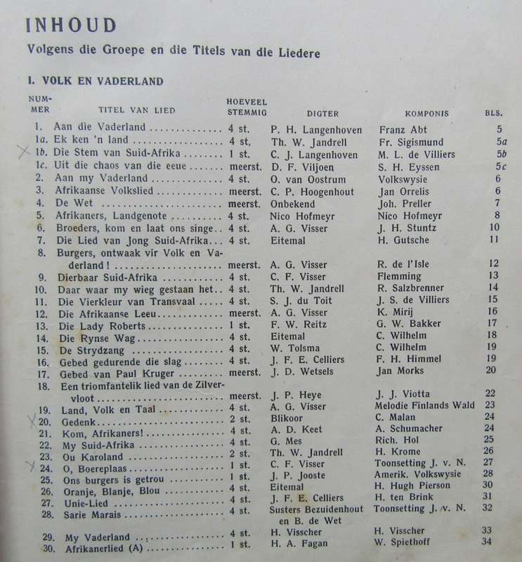 1937 FAK Volksangbundel