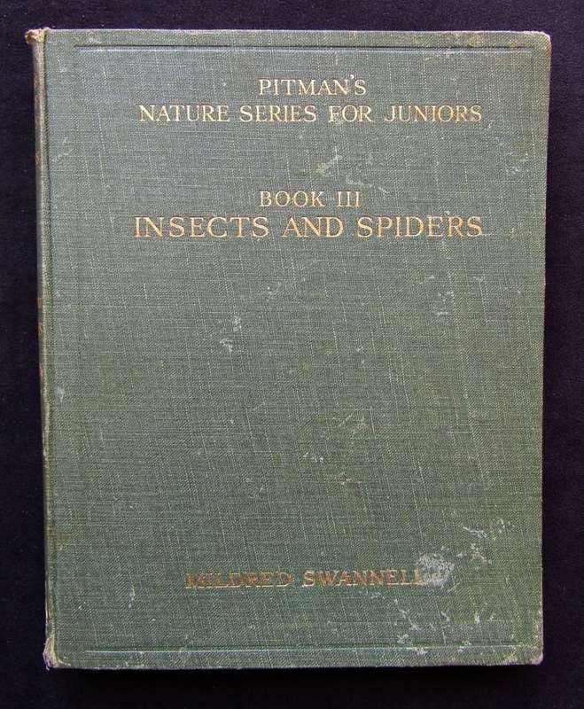Vintage Pitman`s Nature Series for Juniors - Insects and Spiders Book