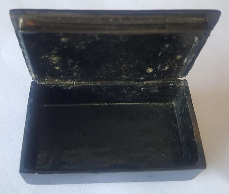Very Old Paul Kruger Wooden Snuff Box