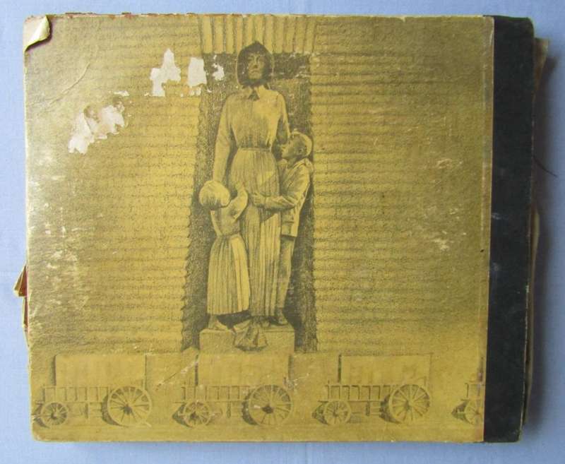 1949 Inwyding van die Voortrekker Monument Gedenk Album Met 6 Lang Speel Plate