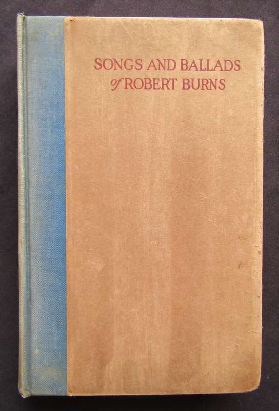 Vintage Songs and Ballads of Robert Burns Book