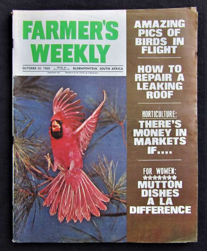 1968 Farmer`s Weekly Magazine