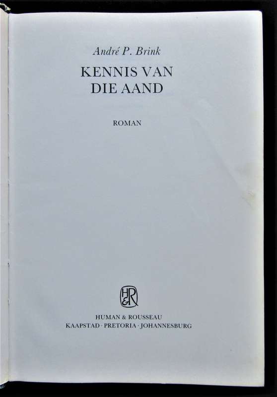 Kennis van die Aand - Andre P. Brink (1982)