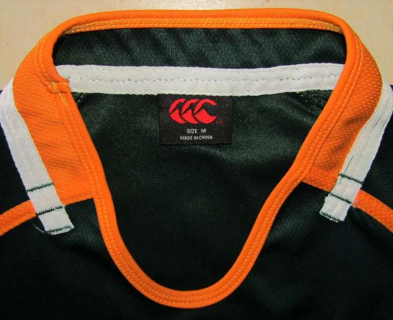 2011 World Cup Canterbury Springbok Rugby Jersey
