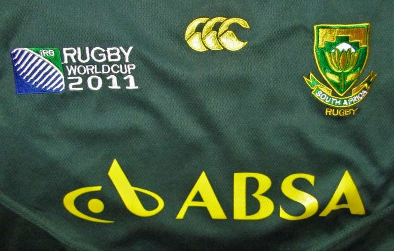2011 World Cup Canterbury Springbok Rugby Jersey