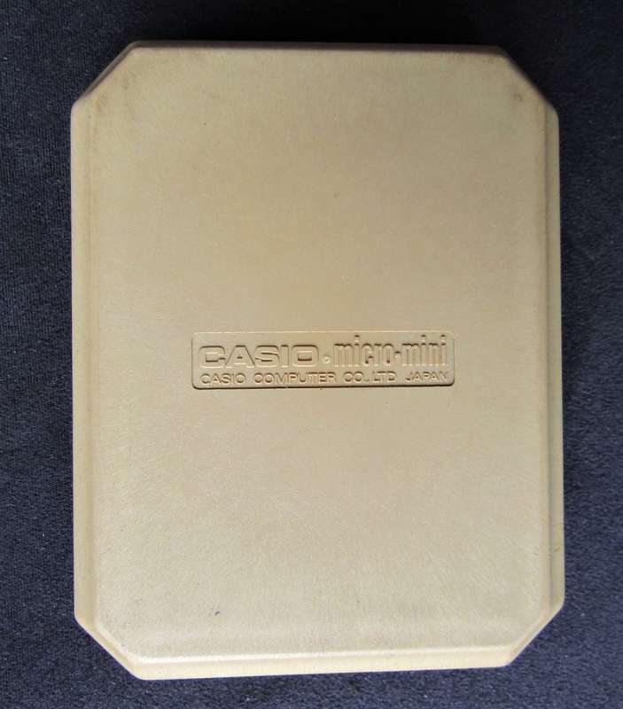 Old Casio Micro Mini Computer Case