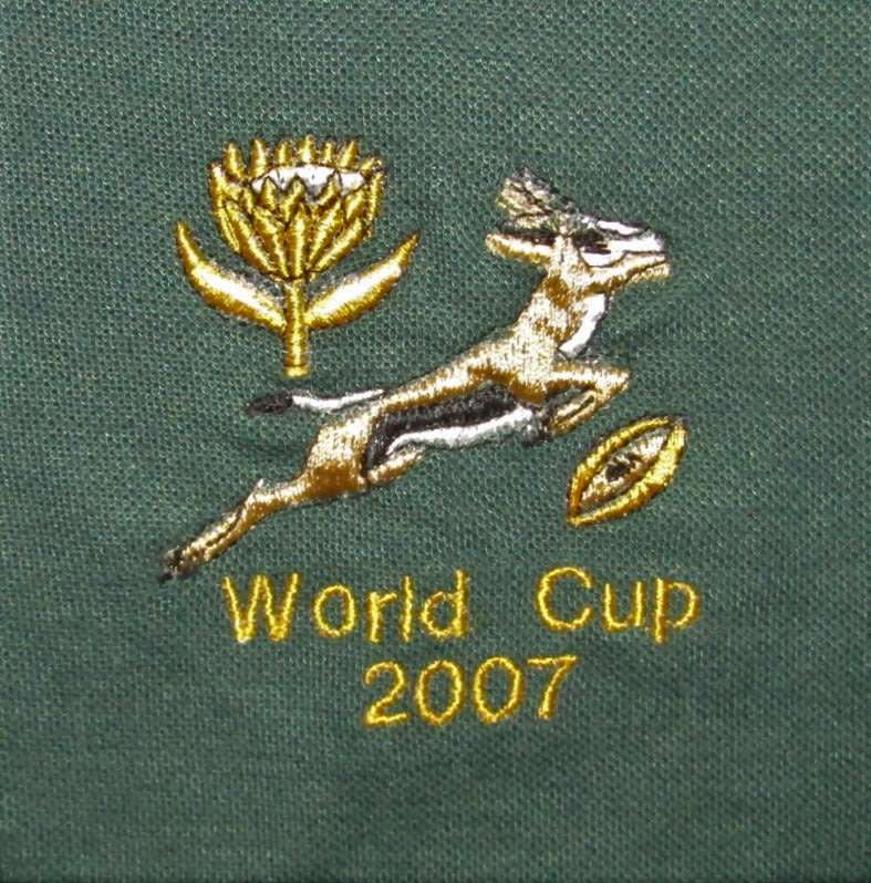 2007 World Cup Springbok Rugby Shirt