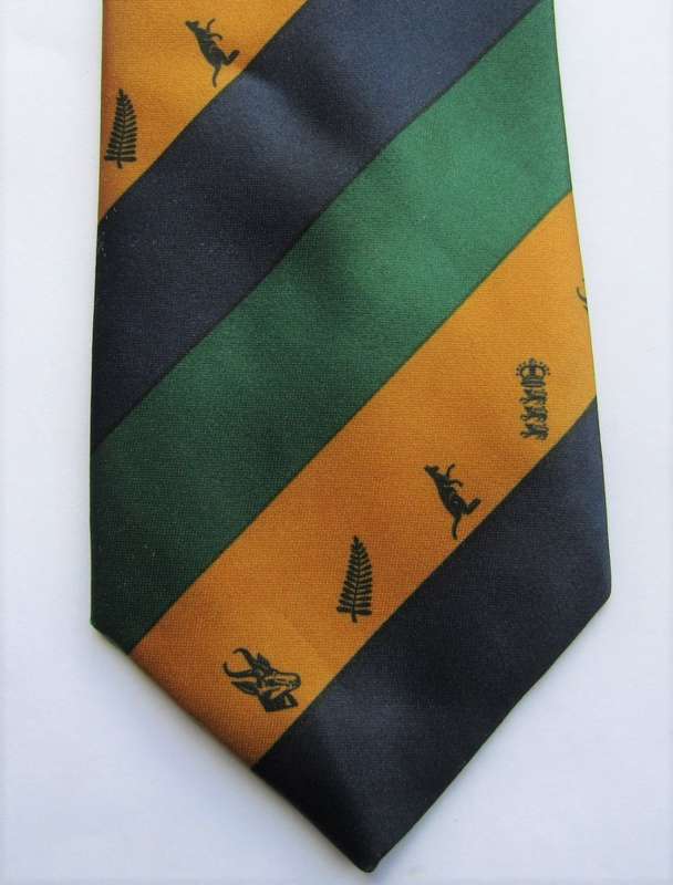 1989 SA International Tours and Test Cricket Neck Tie