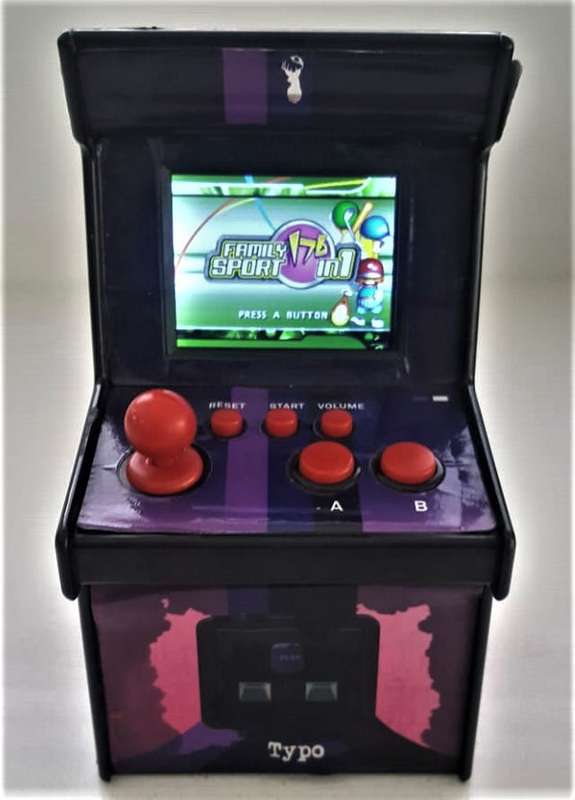 Old Typo Portable Battery Operated Mini Arcade Machine