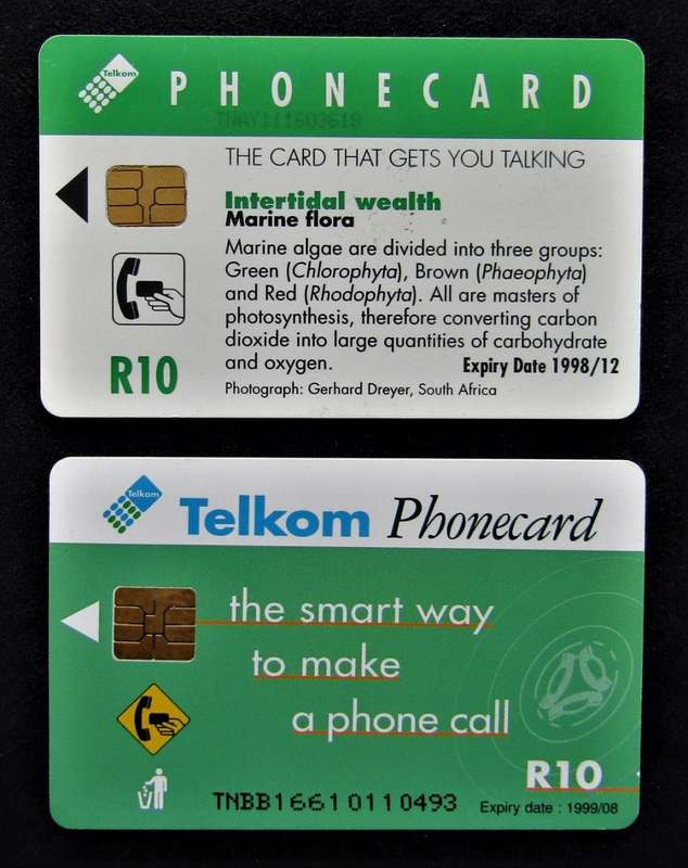 2 Old Telkom Phonecards From the 90`s