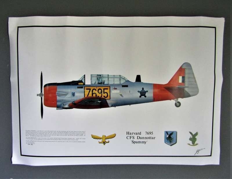 SAAF Harvard Aircraft Poster