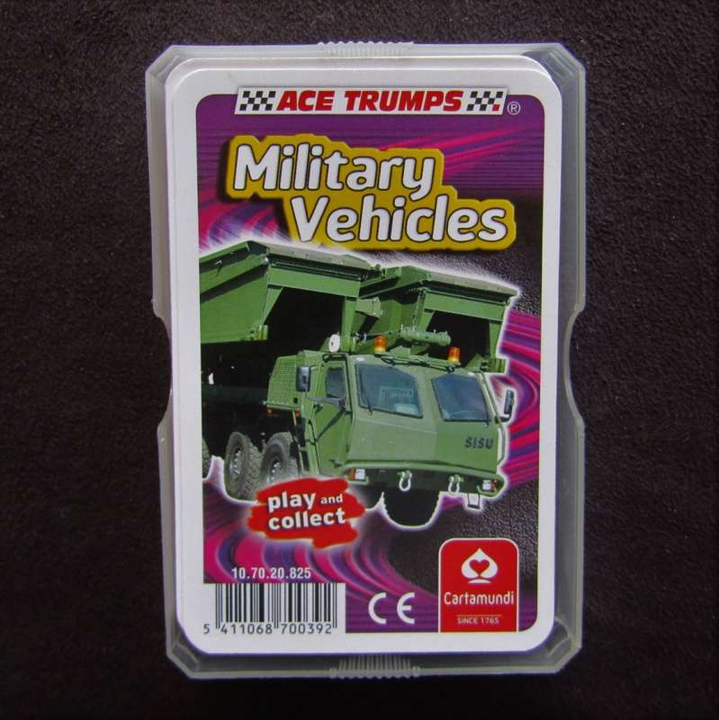 Military Vehicles Ace Trump Cards