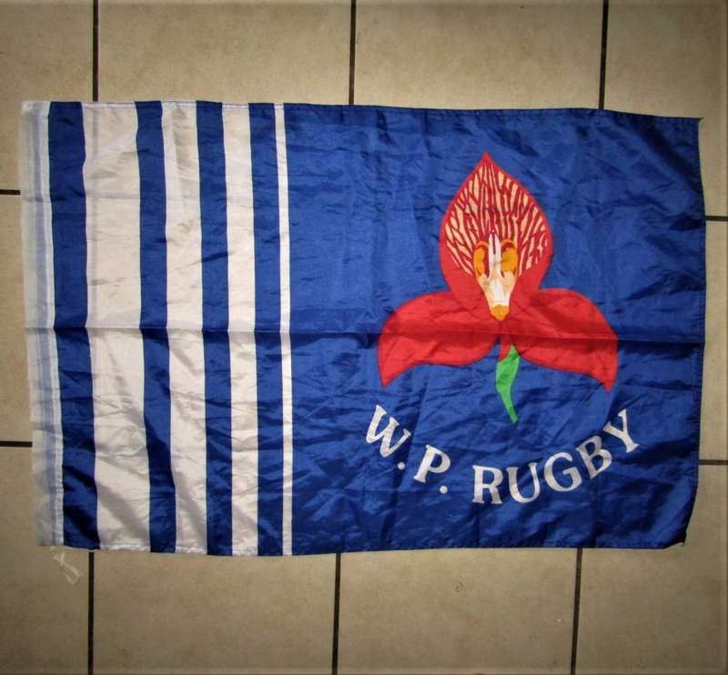 Old WP Western Province Rugby Flag