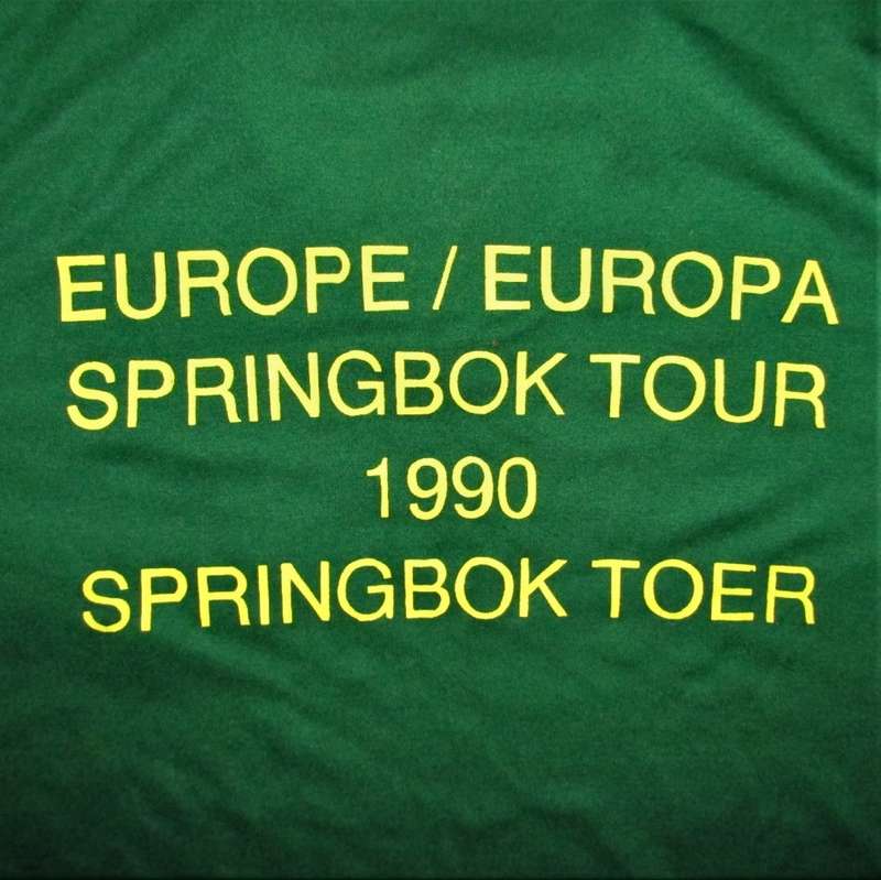 1990 Europe Springbok Tour Rugby Shirt