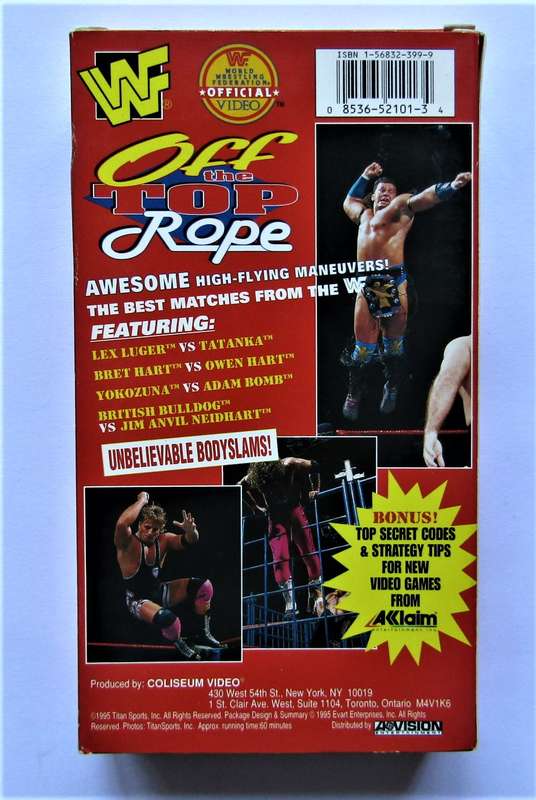 1995 WWF - Off the Top Rope - Wrestling VHS Video Tape