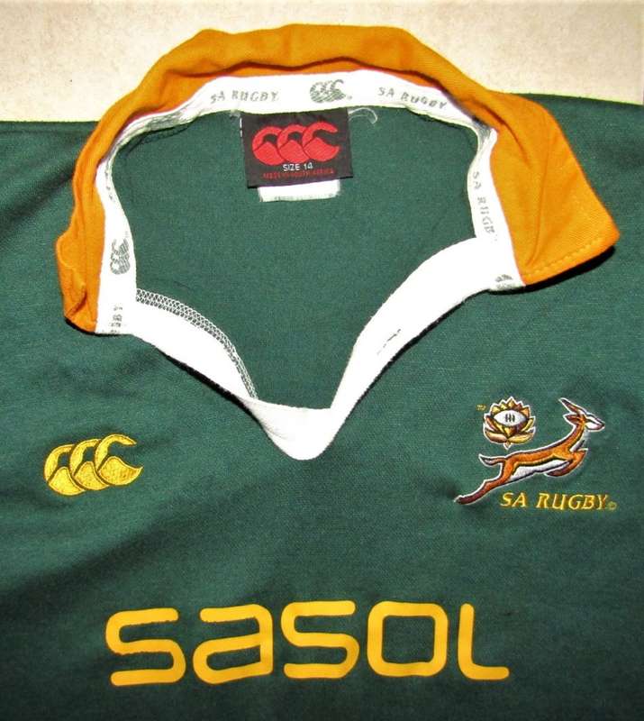 Canterbury Long Sleeve Springbok Rugby Jersey