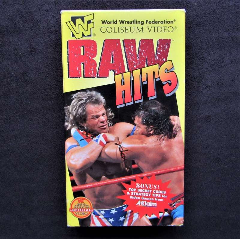 1995 WWF - Raw Hits - Wrestling VHS Tape