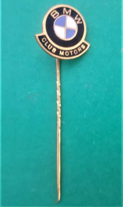 Vintage BMW Club Motors Stick Pin Badge