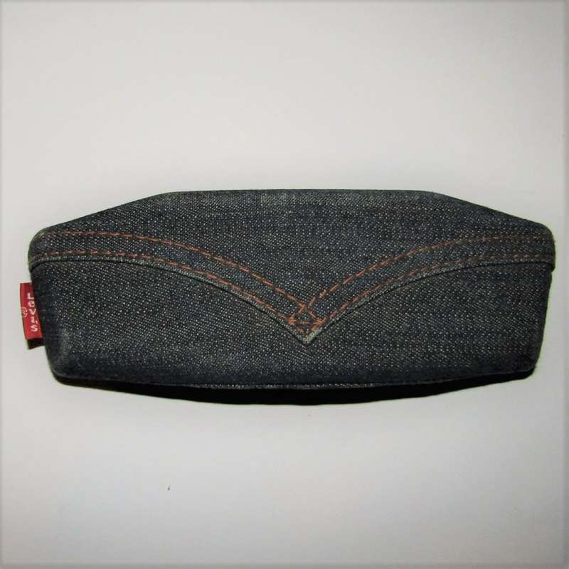 Vintage Levis Blue Denim Sunglasses Case