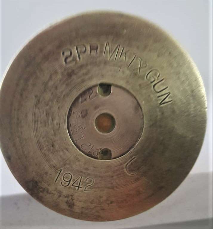 1942 WW2 2PR MK IX Gun Shell