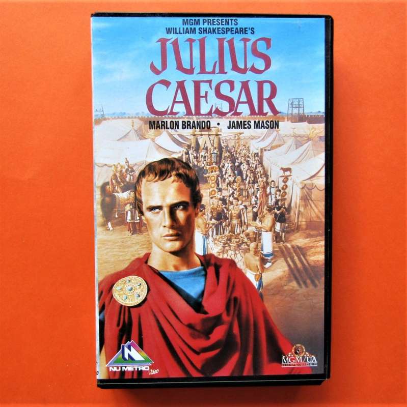 Julius Caesar - Marlon Brando - VHS Video Tape (1993)