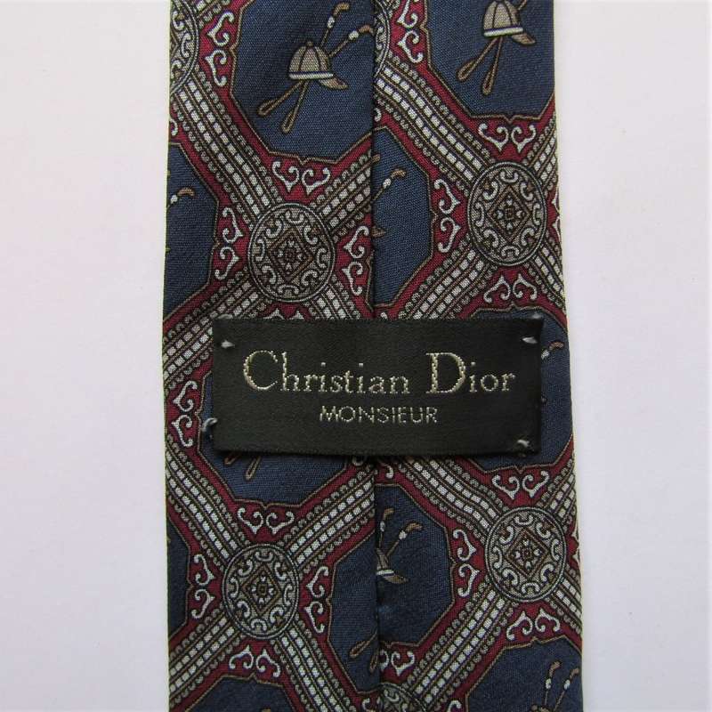 Christian Dior Pure Silk Designer Neck Tie