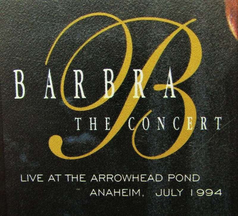 Barbra Streisand - The Concert 1994 - VHS Video Tape