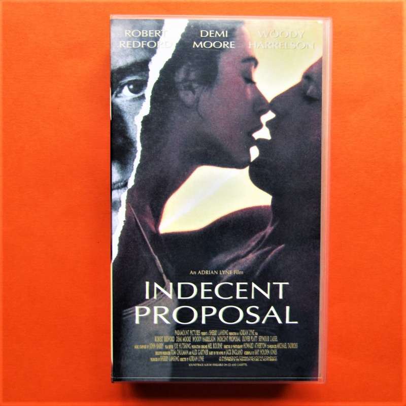 Indecent Proposal - Robert Redford and Demi Moore - VHS Tape (1993)