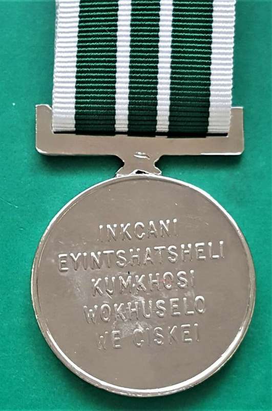 Full Size Ciskei Presidents Medal for Shooting