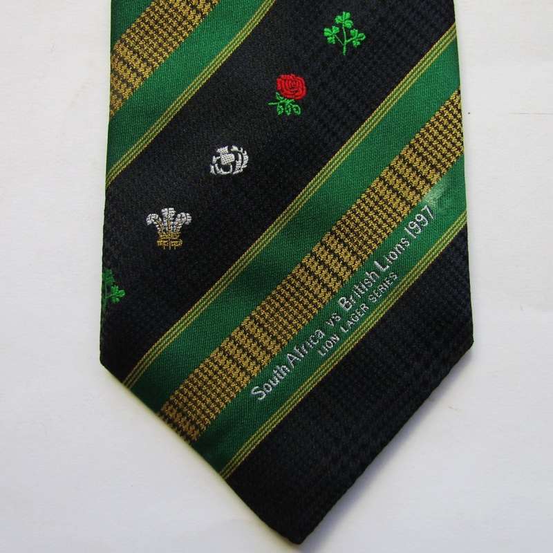 1997 South Africa vs British Lions Rugby Neck Tie