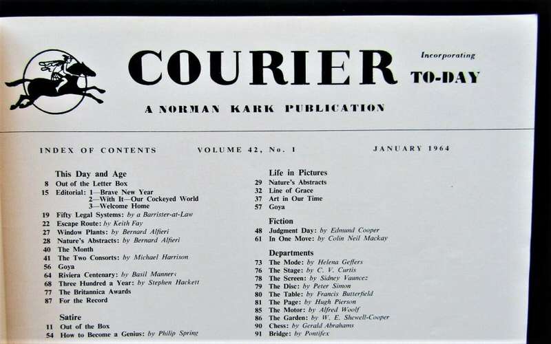 Courier British Fine Art Magazine from 1964