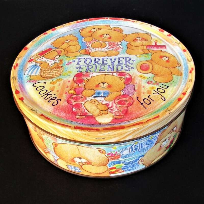 1994 Forever Friends - The Andrew Brownsword Collection - Teddy Bear Cookie Tin