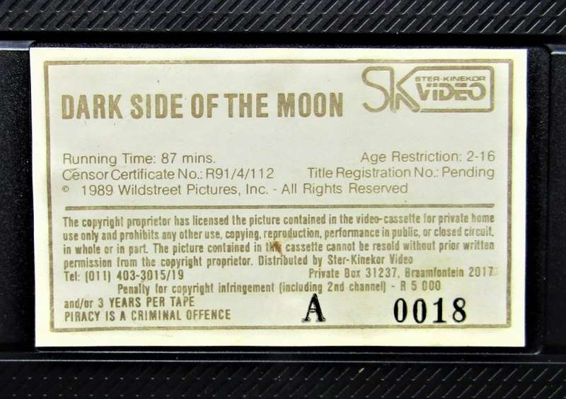 The Dark Side of the Moon - Sci-Fi Horror VHS Tape (1991)