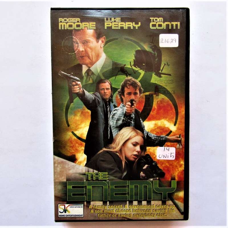 The Enemy - Roger Moore - Action VHS Tape (2001)
