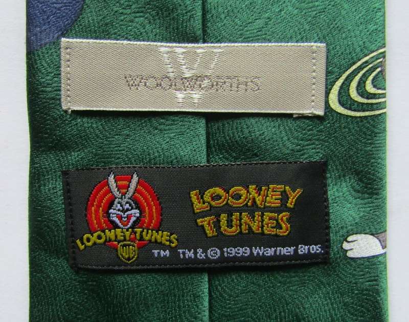 1999 Looney Tunes Cartoon Neck Tie