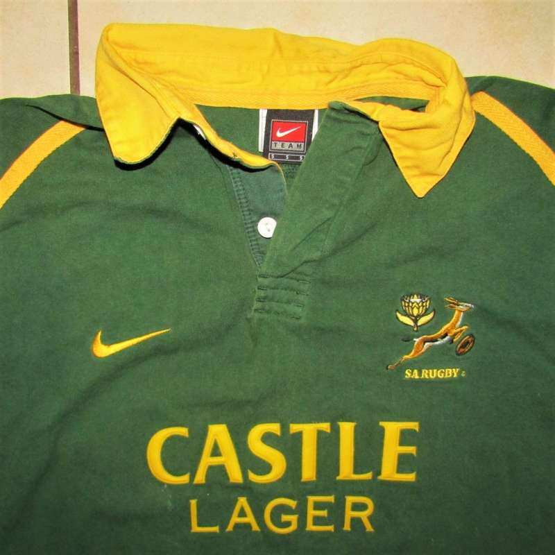 Old Nike Long Sleeve Springbok Rugby Jersey