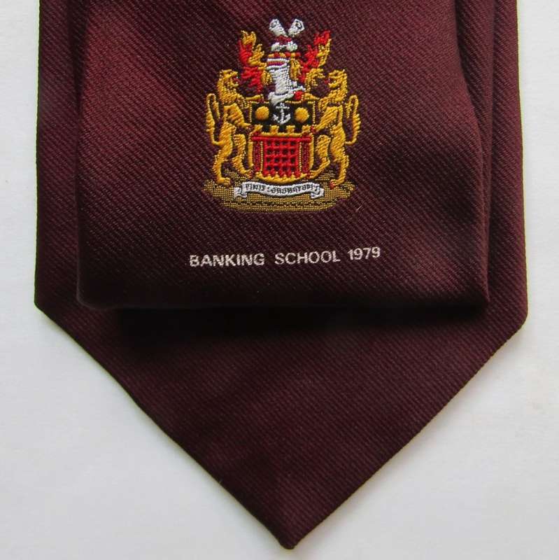 1979 Banking School Neck Tie