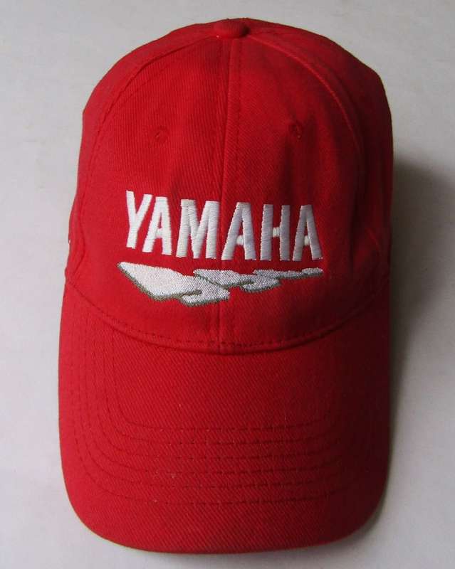 Red Yamaha Motorcycle Cap