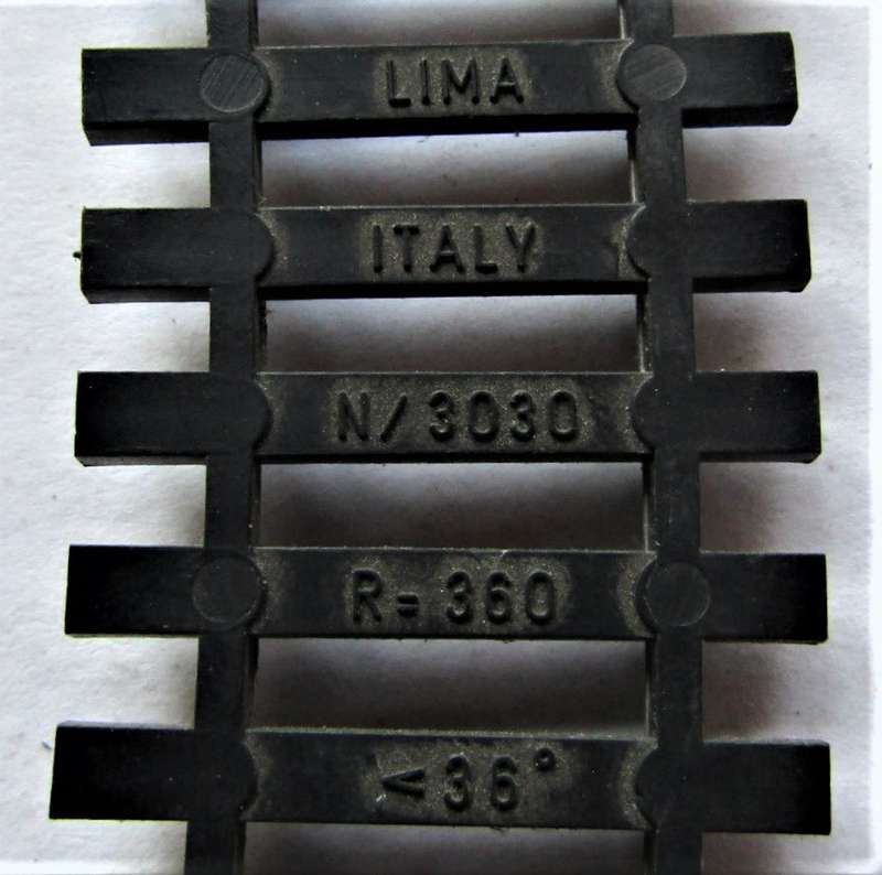 Lot of 9 Lima Italy Train Tracks